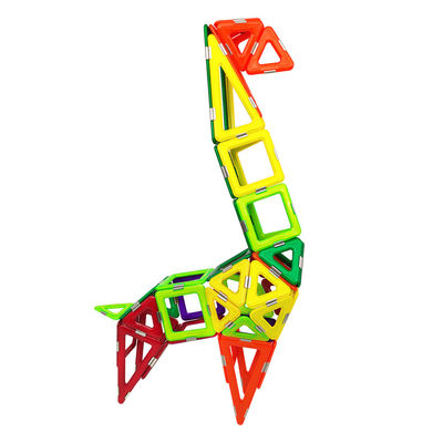 OEM ODM 3D μαγνητικά πλακάκια Ζώα Ζιράφα δομή Μαγνητικά μπλοκ για παιδιά