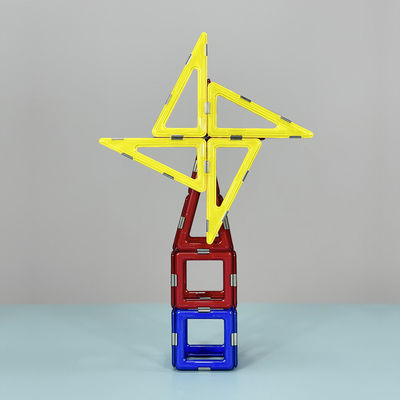 3D DIY μαγνητικά κατασκευαστικά παιχνίδια πλακάκια δεξιά γωνία αιολικά κτίρια
