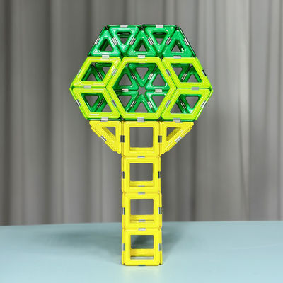 3D Δημιουργικά Μαγνητικά Κεραμίδια Ελεύθερο στυλ Πολυδιάστατα σχήματα Δέντρο Μαγνητικά σχήματα Κτίριο σετ