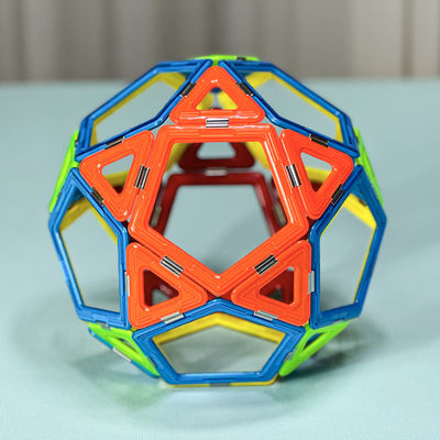 DIY 3D Μαγνητικά πλακάκια Φρίστιλ Πλανητική εξερεύνηση Σχήματα Μαγνητικά δομικά μπλοκ