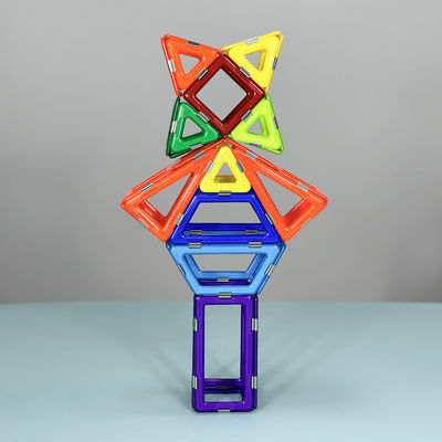 3d Εκπαιδευτικό Γεωμετρικό Μαγνητικό Κτιριακά Κεραμίδια Σετ, Μαγνητικό Κτίριο Σχήματα Παιχνίδι
